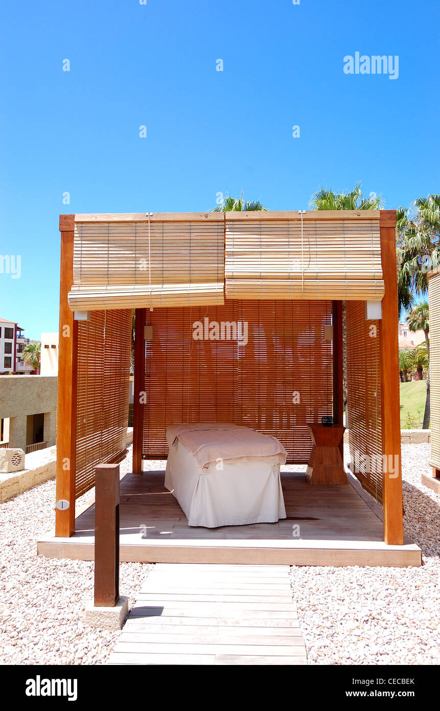 Spa massage hut luxury hotel hi-res stock photography and images - Alamy