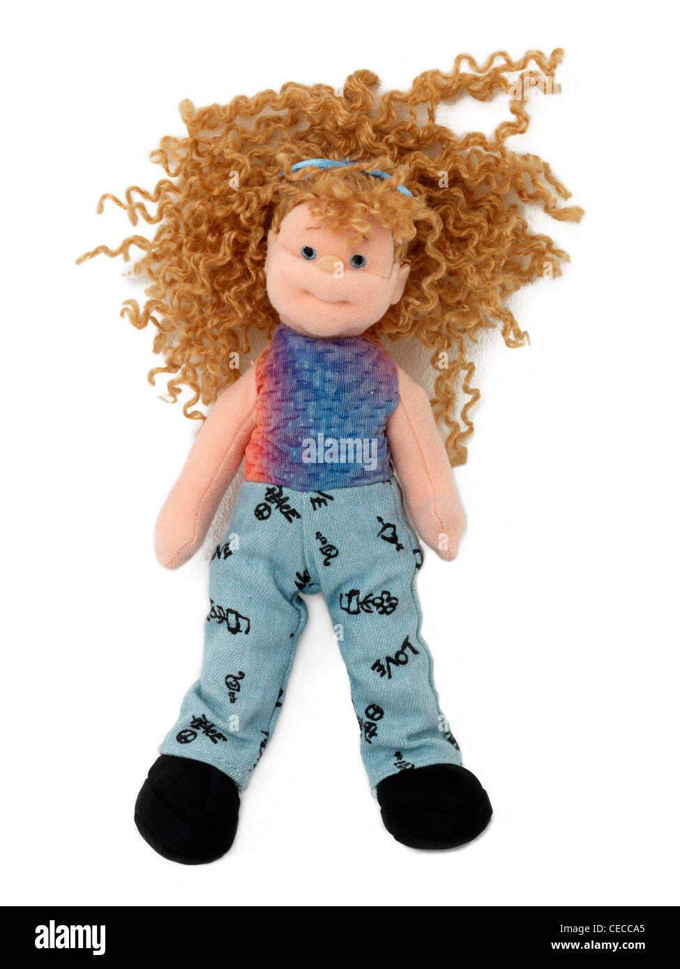 soft doll with hair