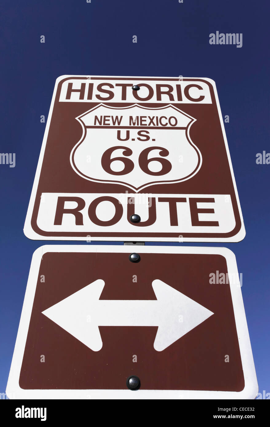 Algodones, New Mexico, United States. Route 66 pre 1937 alignment Stock
