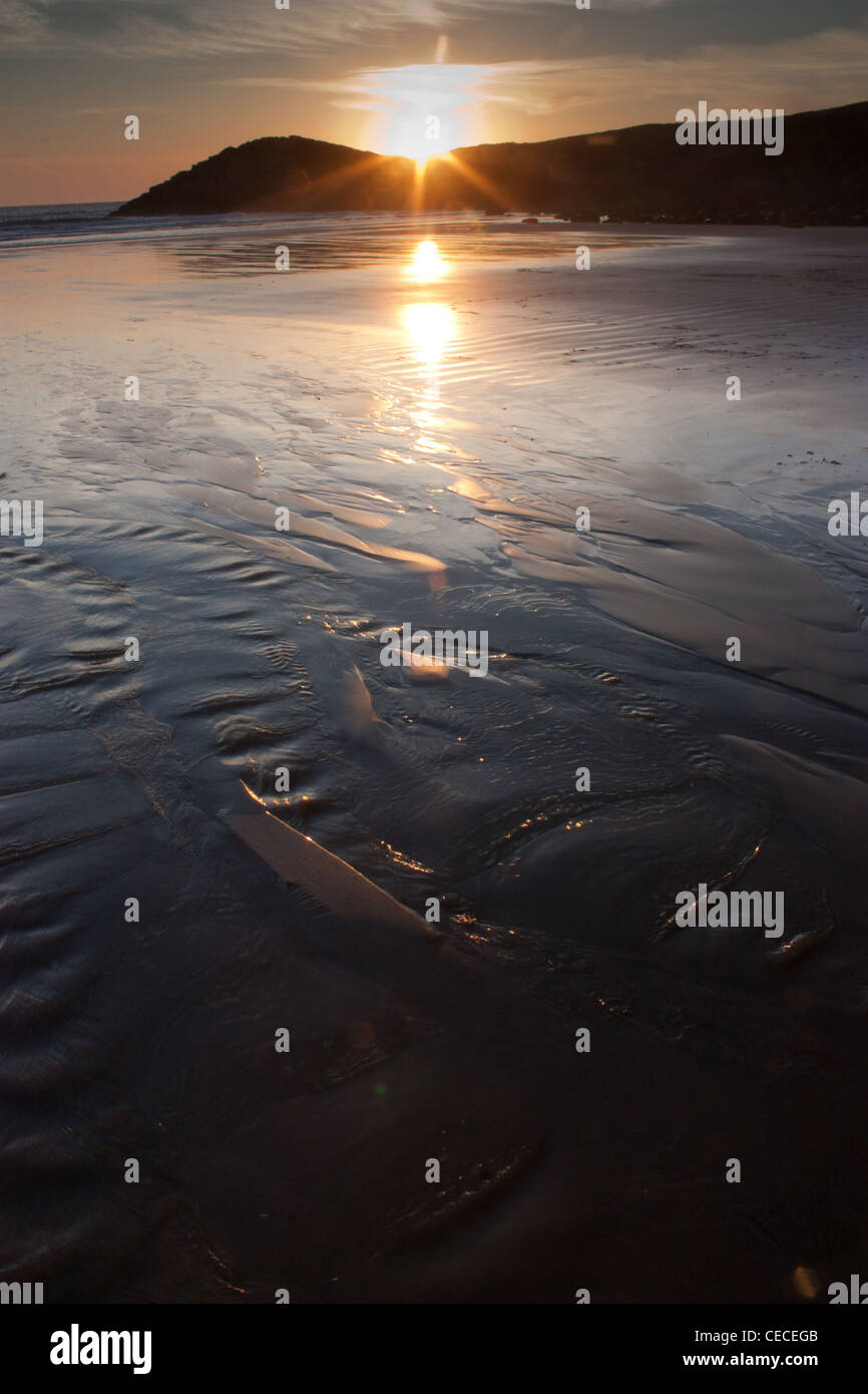 White Sands Beach Stock Photo Alamy