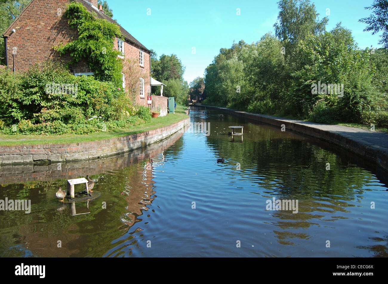 Coalport Canal near Ironbridge, Shropshire, UK Stock Photo Alamy