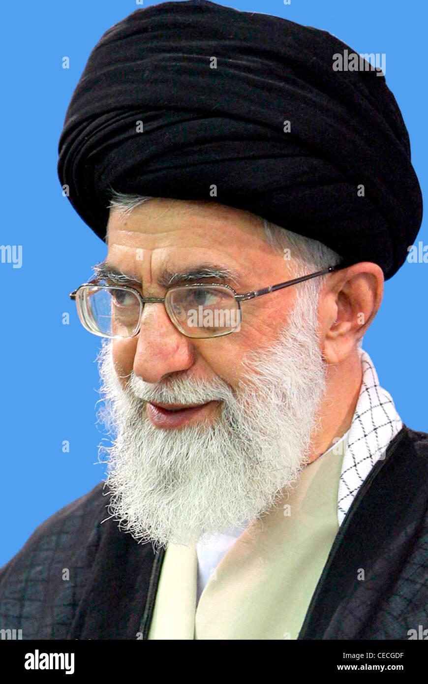 Ayatollah Seyyed Ali Khamenei - *17.07.1939: Portrait of the Religion leader of the Iran of 2007. Stock Photo