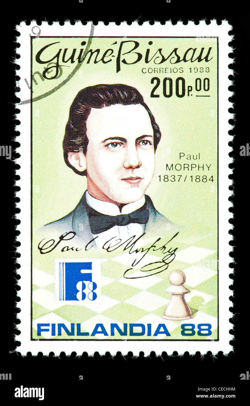 Paul Morphy, American giocatore di scacchi, circa 1858 Foto stock - Alamy