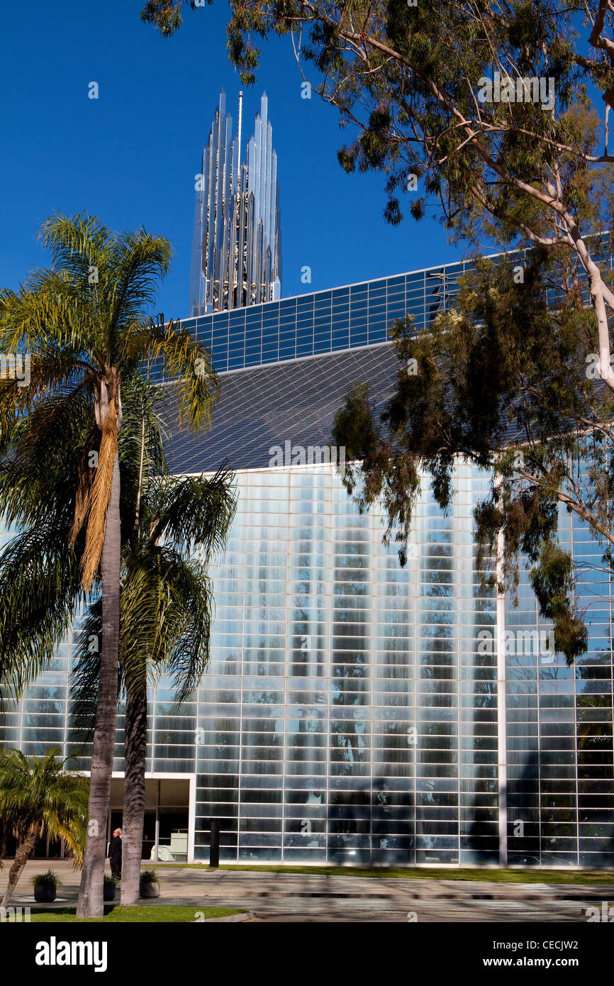 The Christ Cathedral previously know as the Crystal Cathedral. Garden