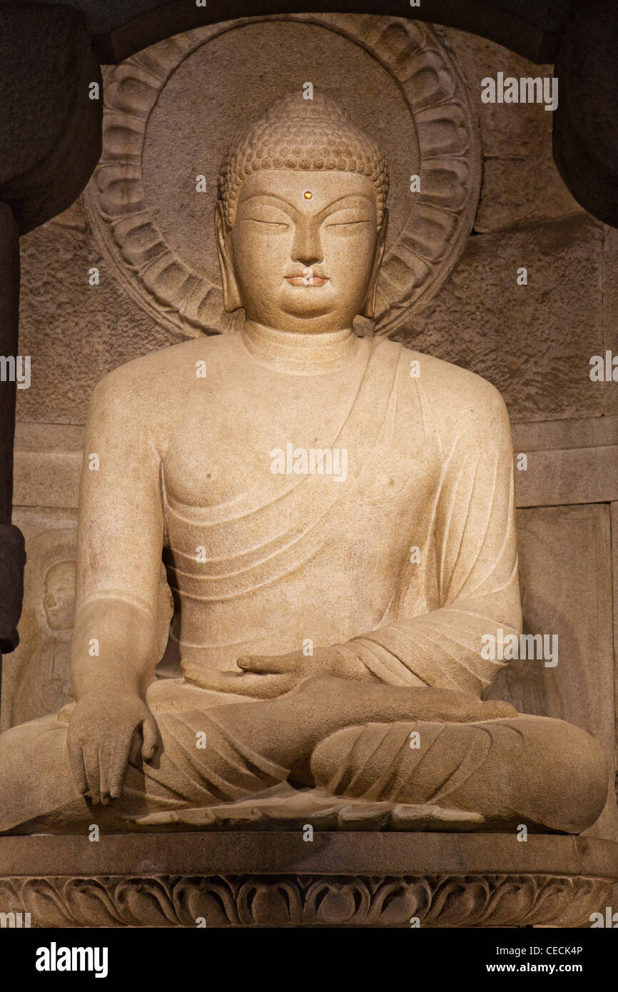Seokguram Grotto, Granite Buddha Statue, Korea,Gyeongju Stock Photo Alamy