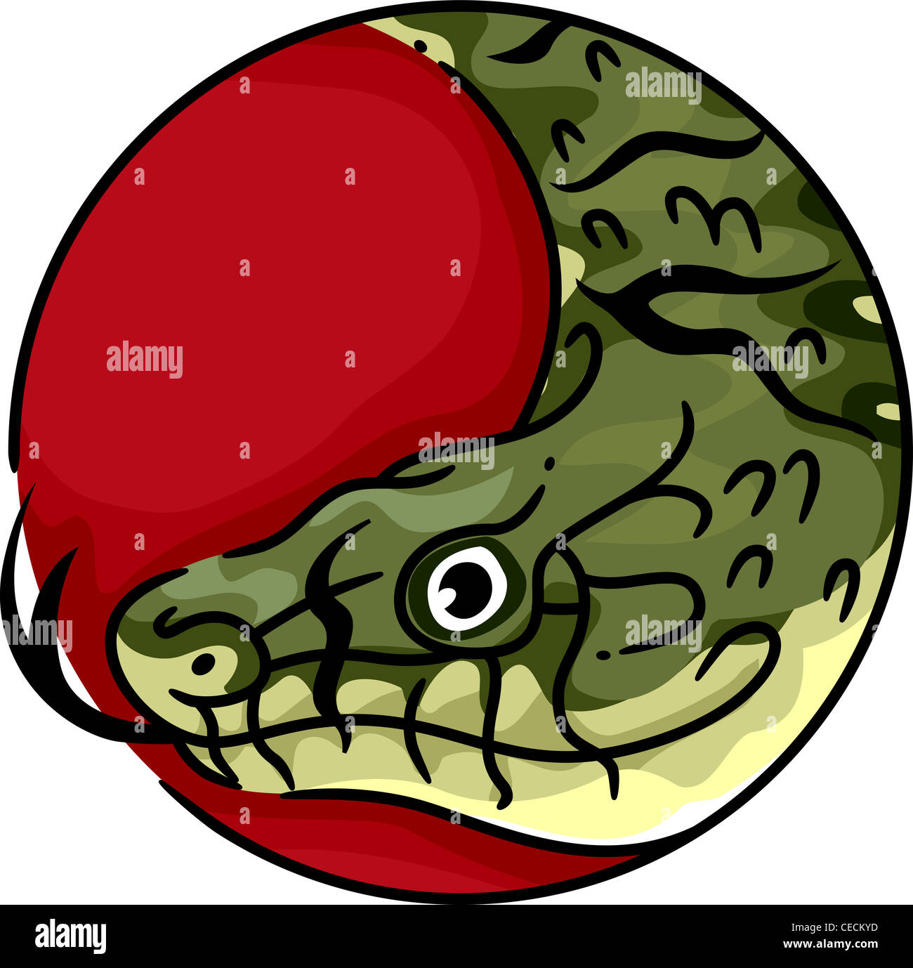 Illustration Representing the Year of the Snake Stock Photo Alamy