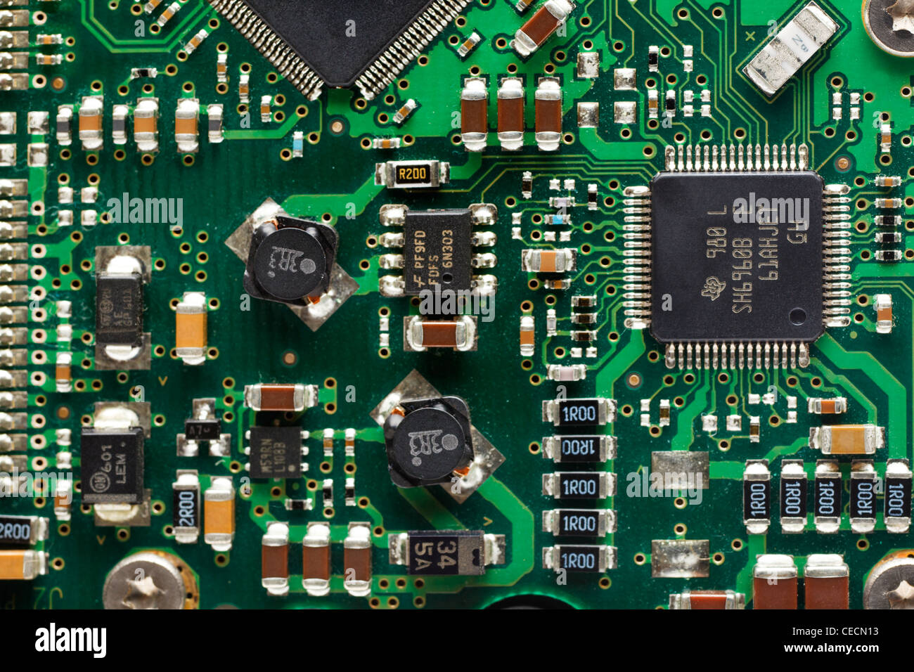 Technology, circuit board and computer chip Stock Photo - Alamy