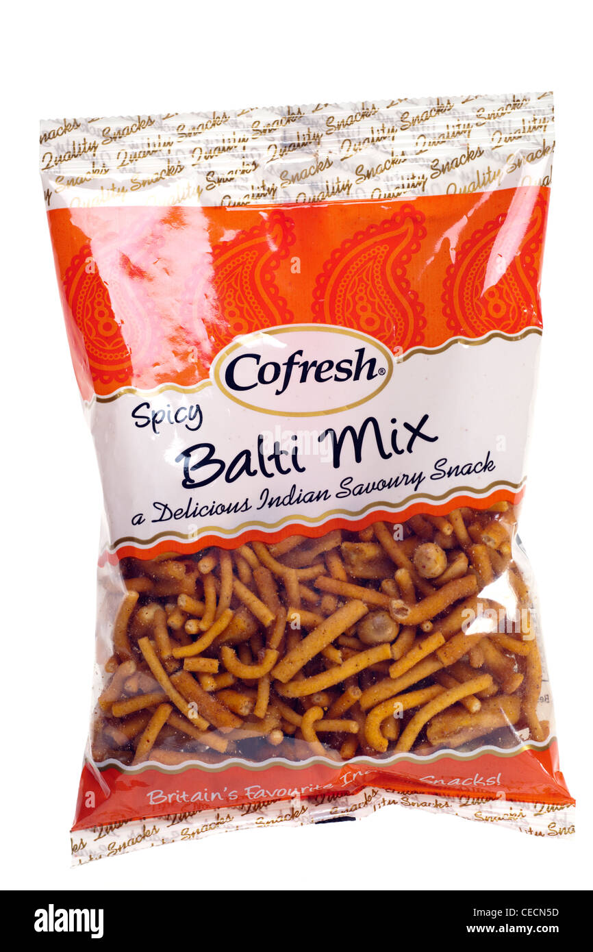 Bag of Cofresh spicy Baltic Mix savoury snack Stock Photo