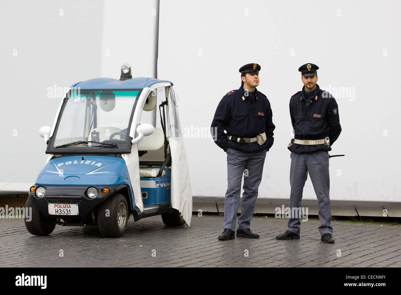 Law enforcement in Italy Police Car Stock Photo Alamy