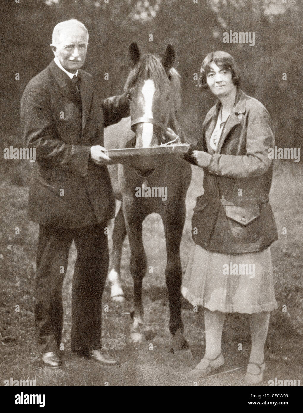 John Edward Masefield, 1878 – 1967. English poet, writer, and Poet Laureate of the United Kingdom. Stock Photo