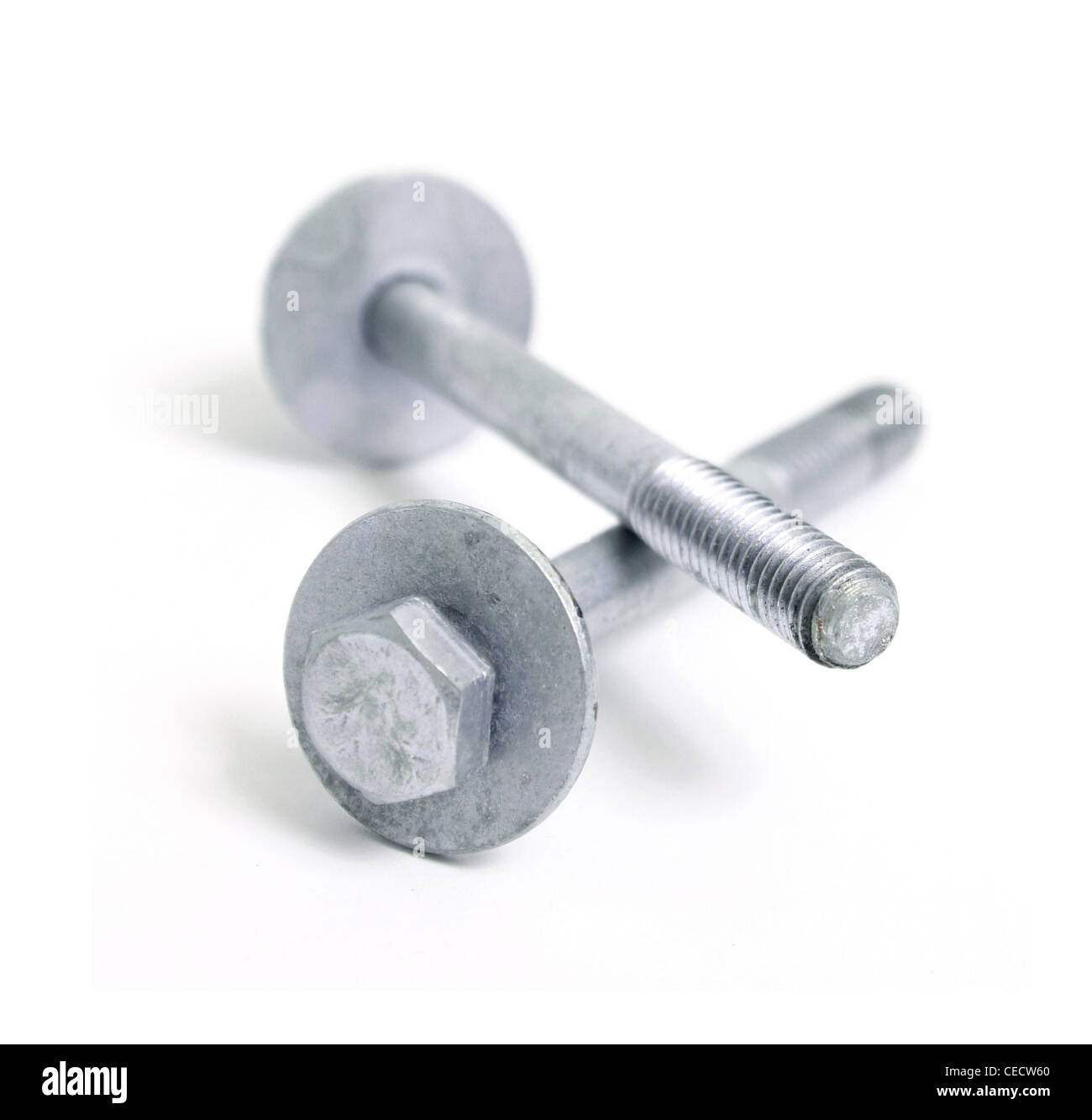 Nuts and bolts Stock Photo