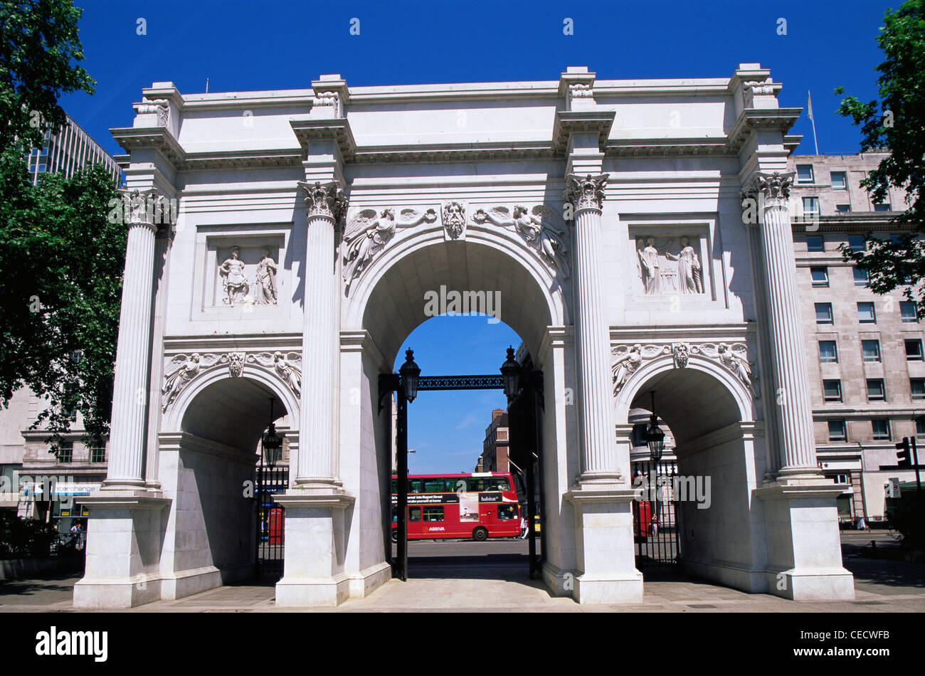 England, London, Marble Arch Stock Photo Alamy