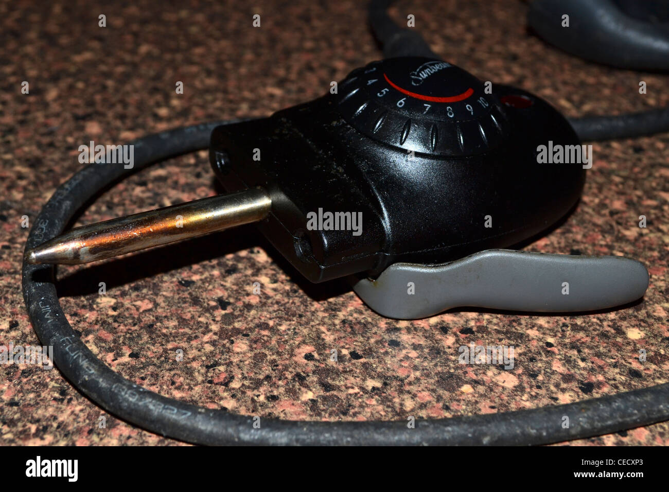Frying pan electric cord plugin Stock Photo Alamy