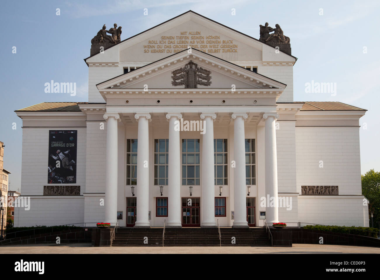 Theater, Duisburg, Ruhr area, North Rhine-Westphalia, Germany, Europe Stock Photo