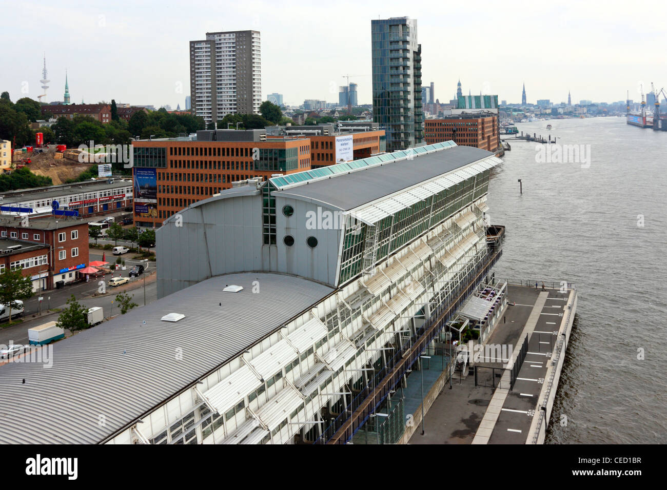 Cruise Liner Terminal and Fish Market, Hamburg, Germany Stock Photo Alamy