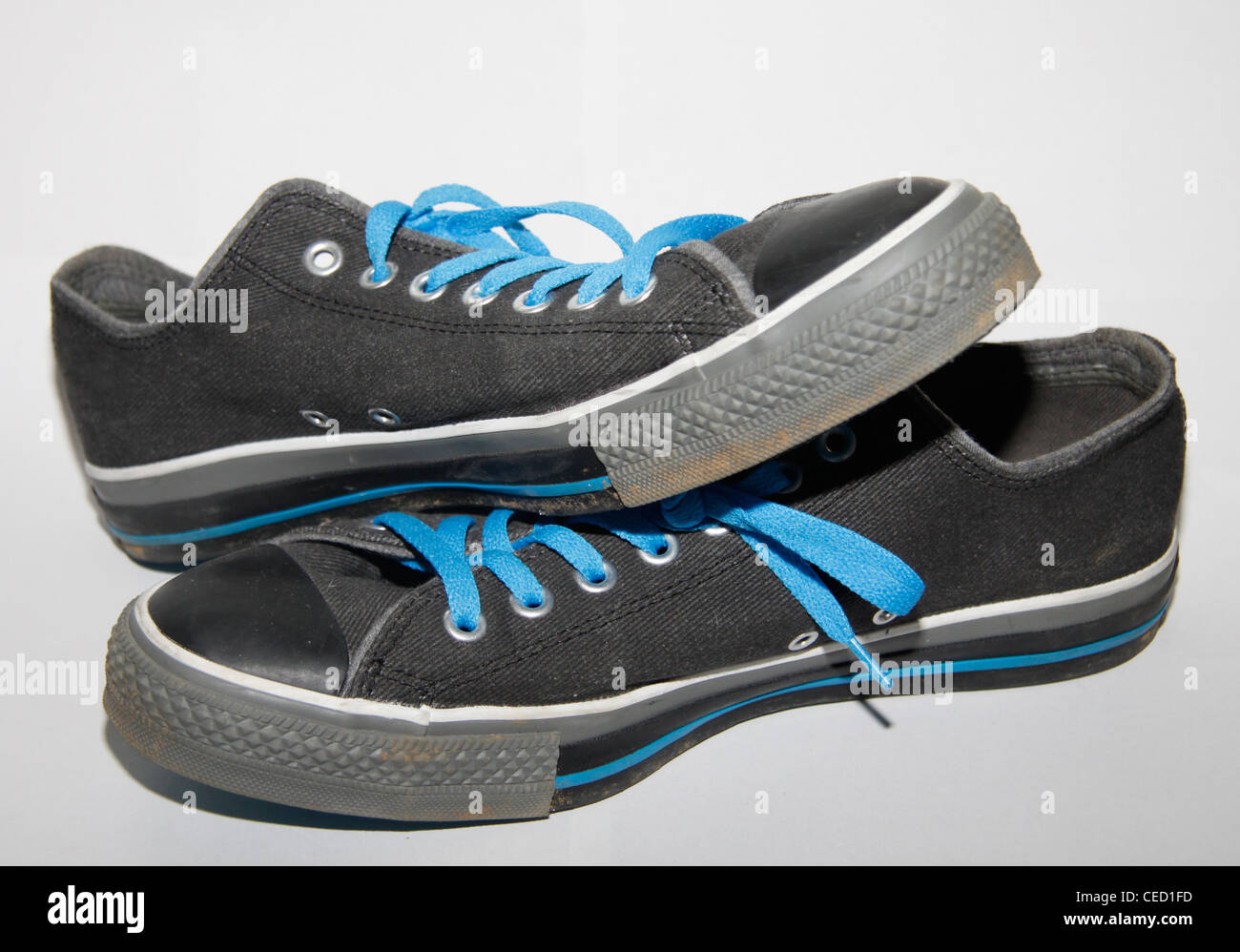 Grey converse trainers hi-res stock photography and images - Alamy