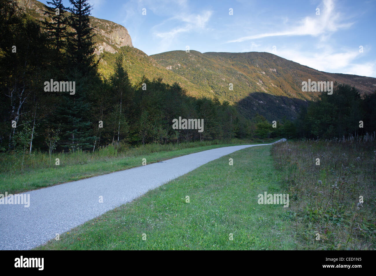 Franconia Notch State Park - Scenic view along the Franconia Notch Bike