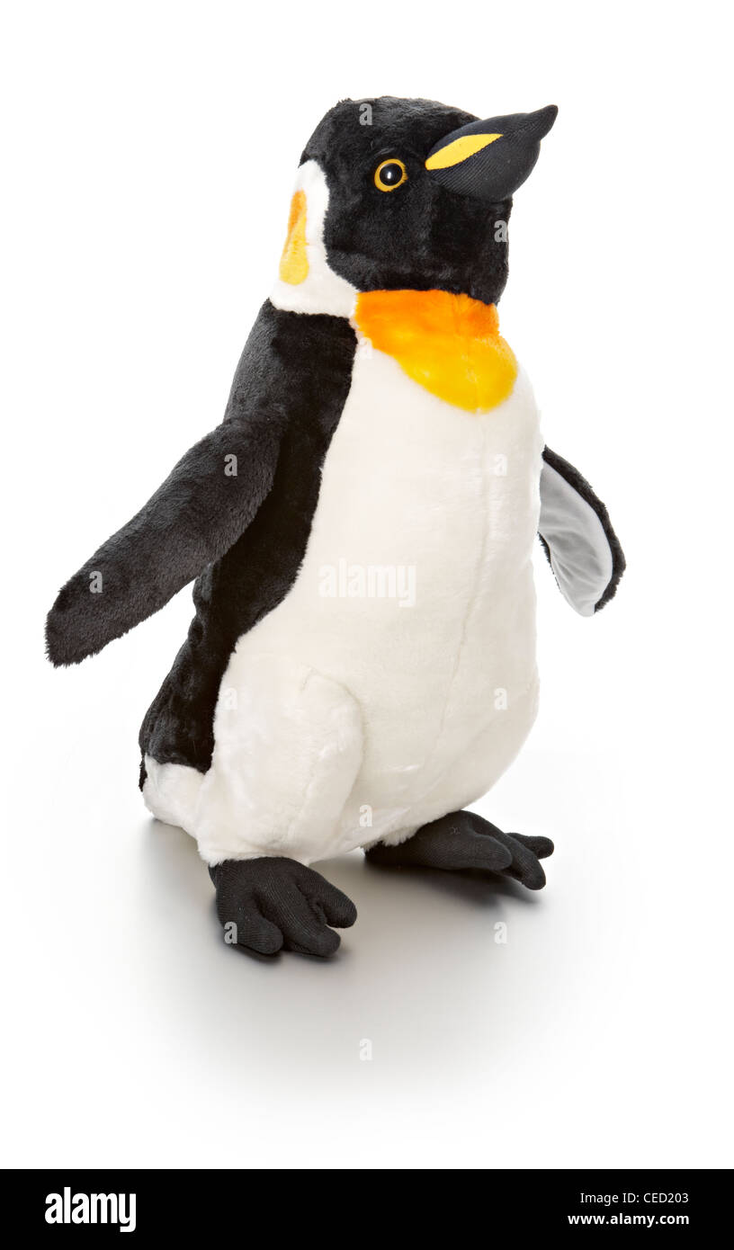 Penguin soft toy Stock Photo