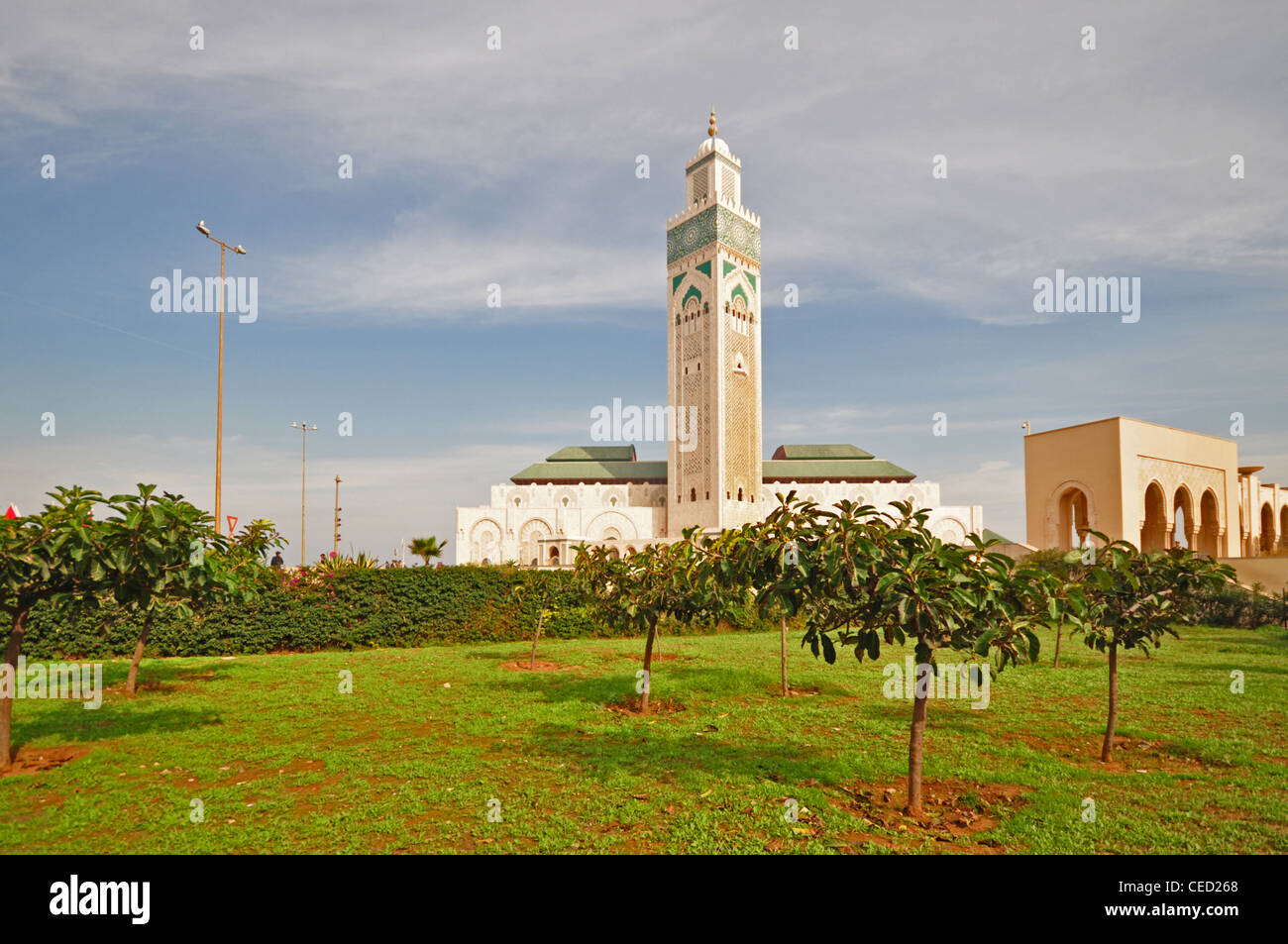 NORTH AFRICA, MOROCCO, Casablanca, Great Mosque Hassan II (1993), Islamic, second biggest religious building in the world Stock Photo