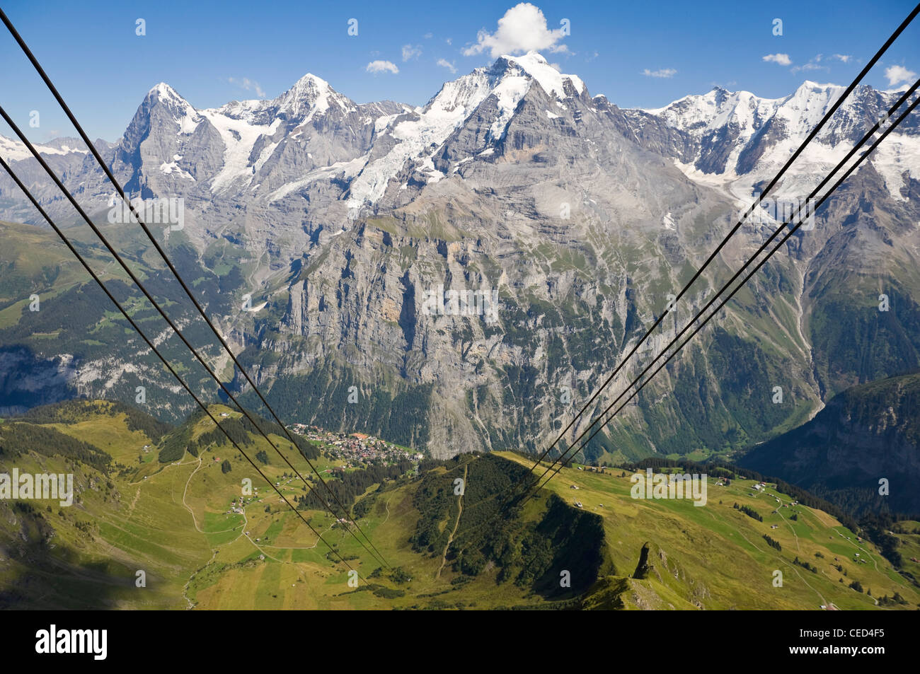 Murren cable car hires stock photography and images Alamy