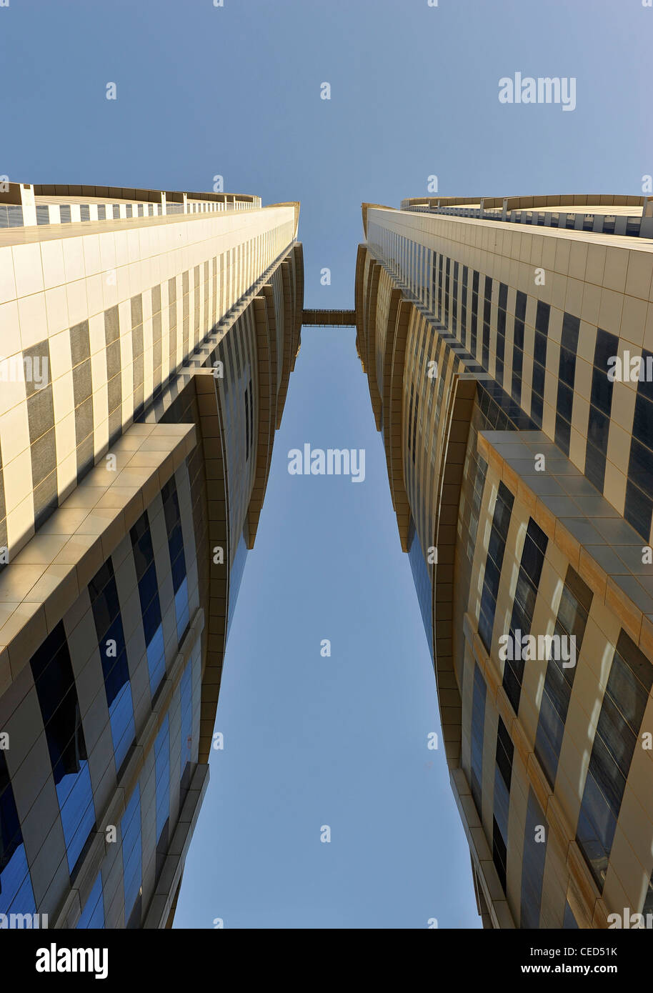 Facades Of Two Modern Office Buildings At Financial District Hi res Stock Photography And Images 