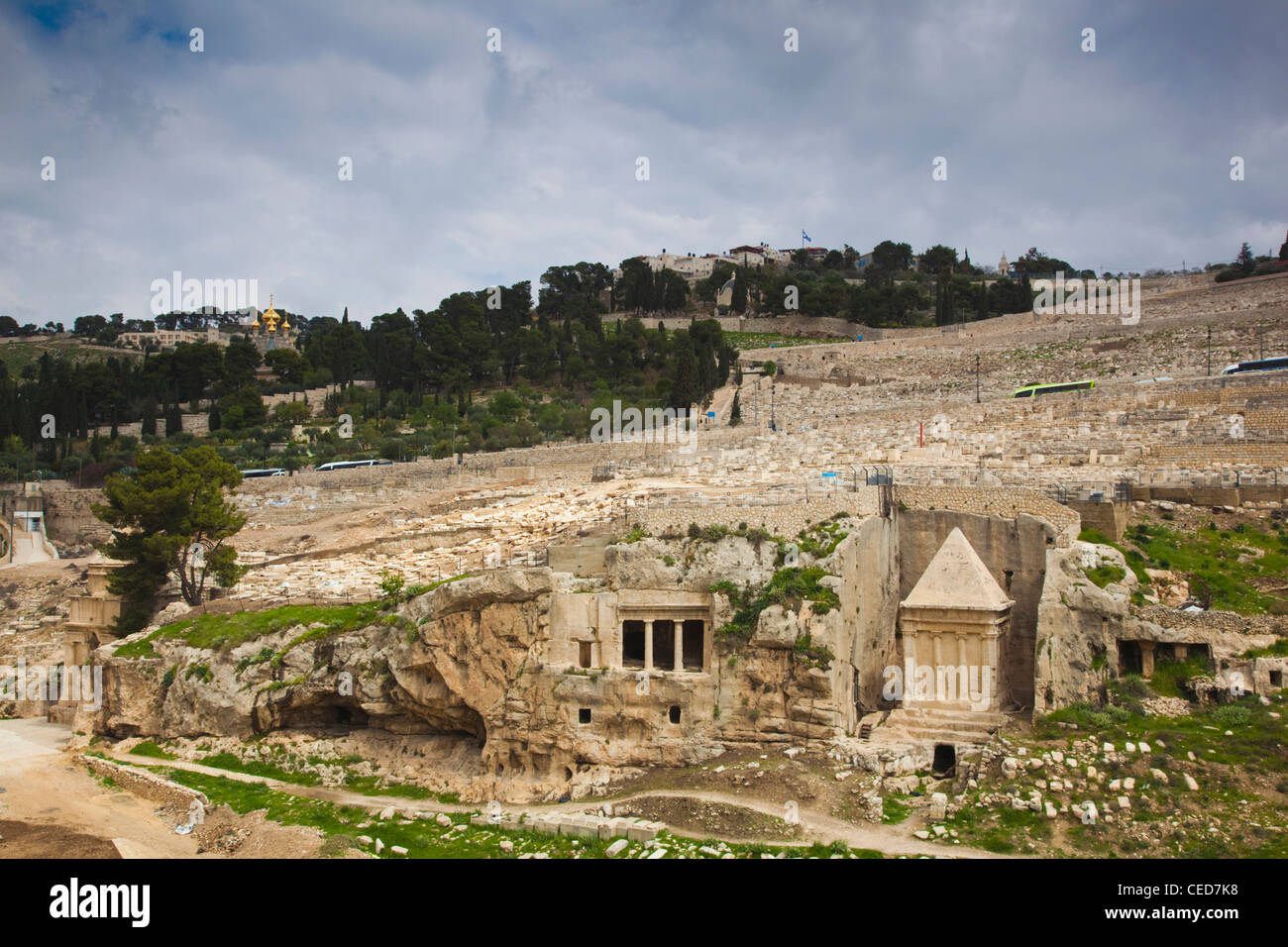 Israel, Jerusalem, Valley of Jehoshaphat, Grotto of Saint ...