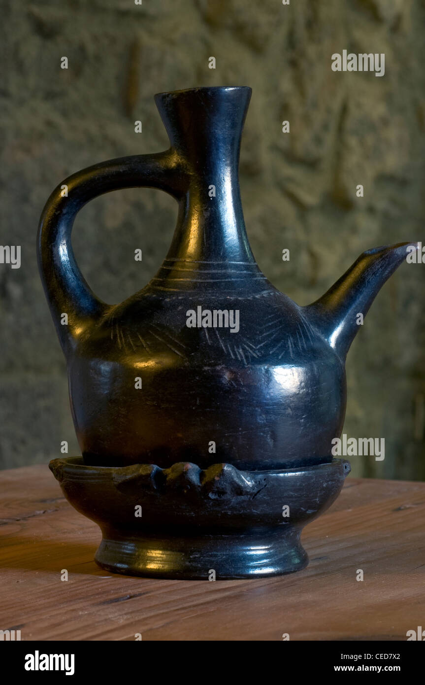 Ethiopian Water jug and Stand,Decorative Stock Photo Alamy