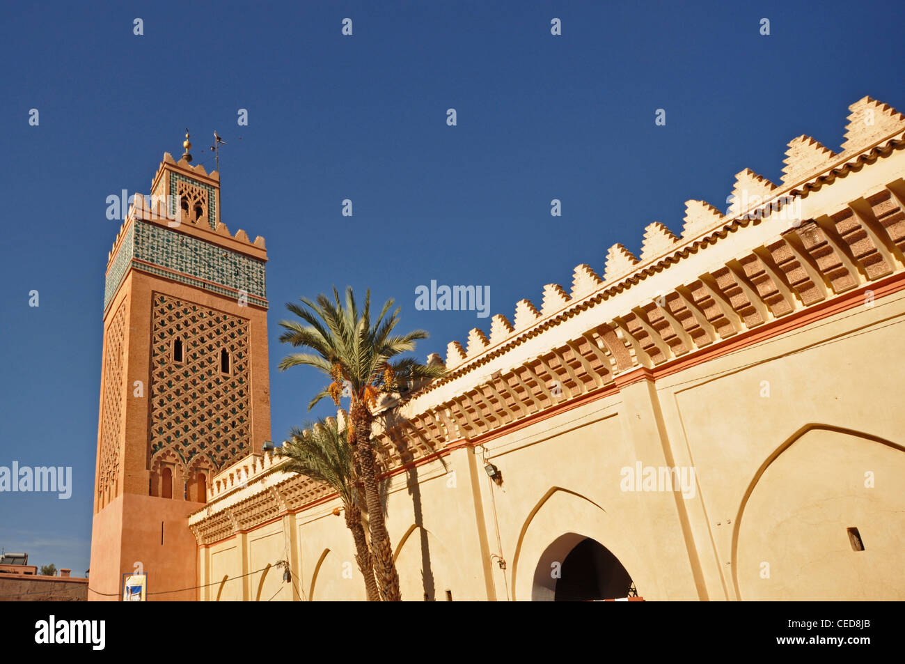 NORTH AFRICA, MOROCCO, Marrakesh, Kasbah Mosque Stock Photo