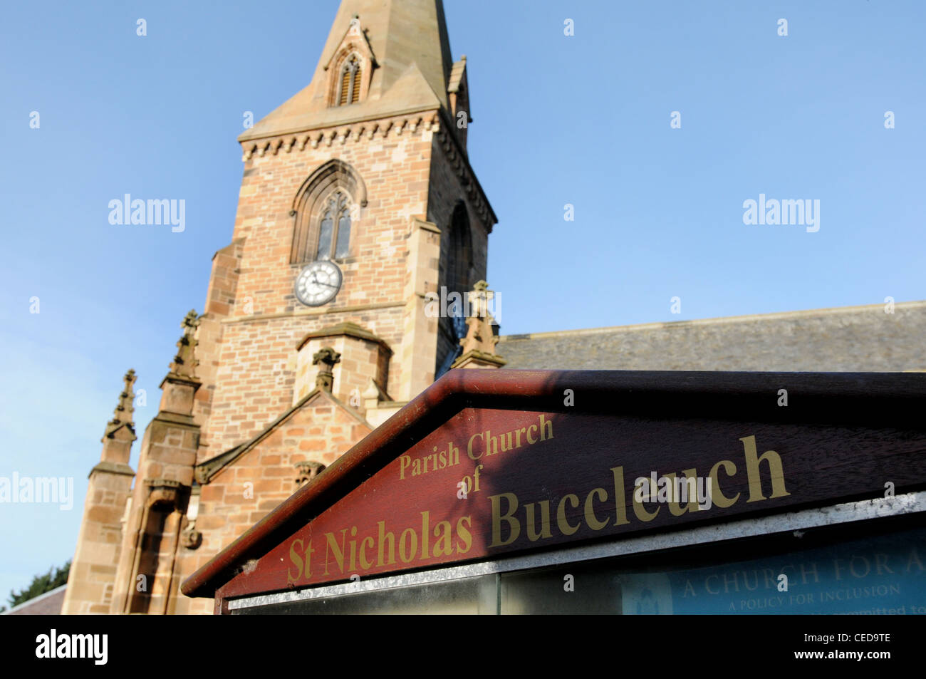 St Nicholas Buccleuch Parish Church dalkeith Stock Photo