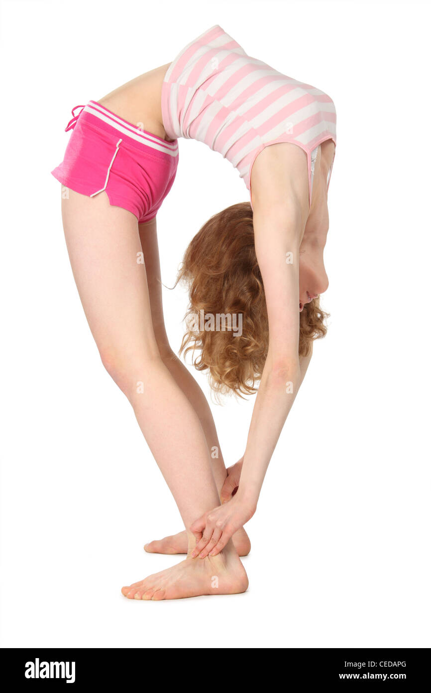 Sports Flexible Girl In Return Inclination Stock Photo Alamy Sports Flexible Girl In Return Inclination Stock Photo Alamy