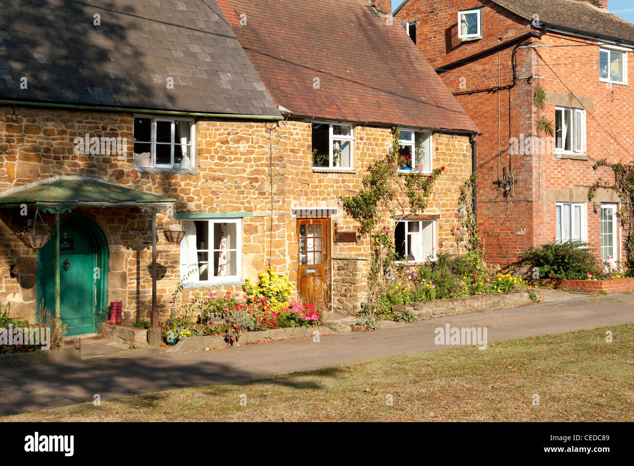 Chipping Warden village property, Northamptonshire, England, UK Stock