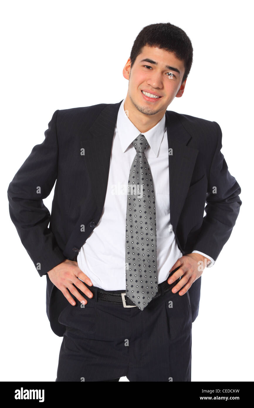 young smiling asian businessman Stock Photo - Alamy