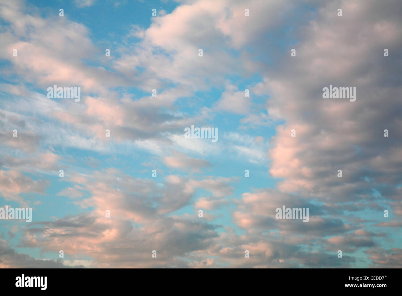 sky cloudy sunset background Stock Photo - Alamy