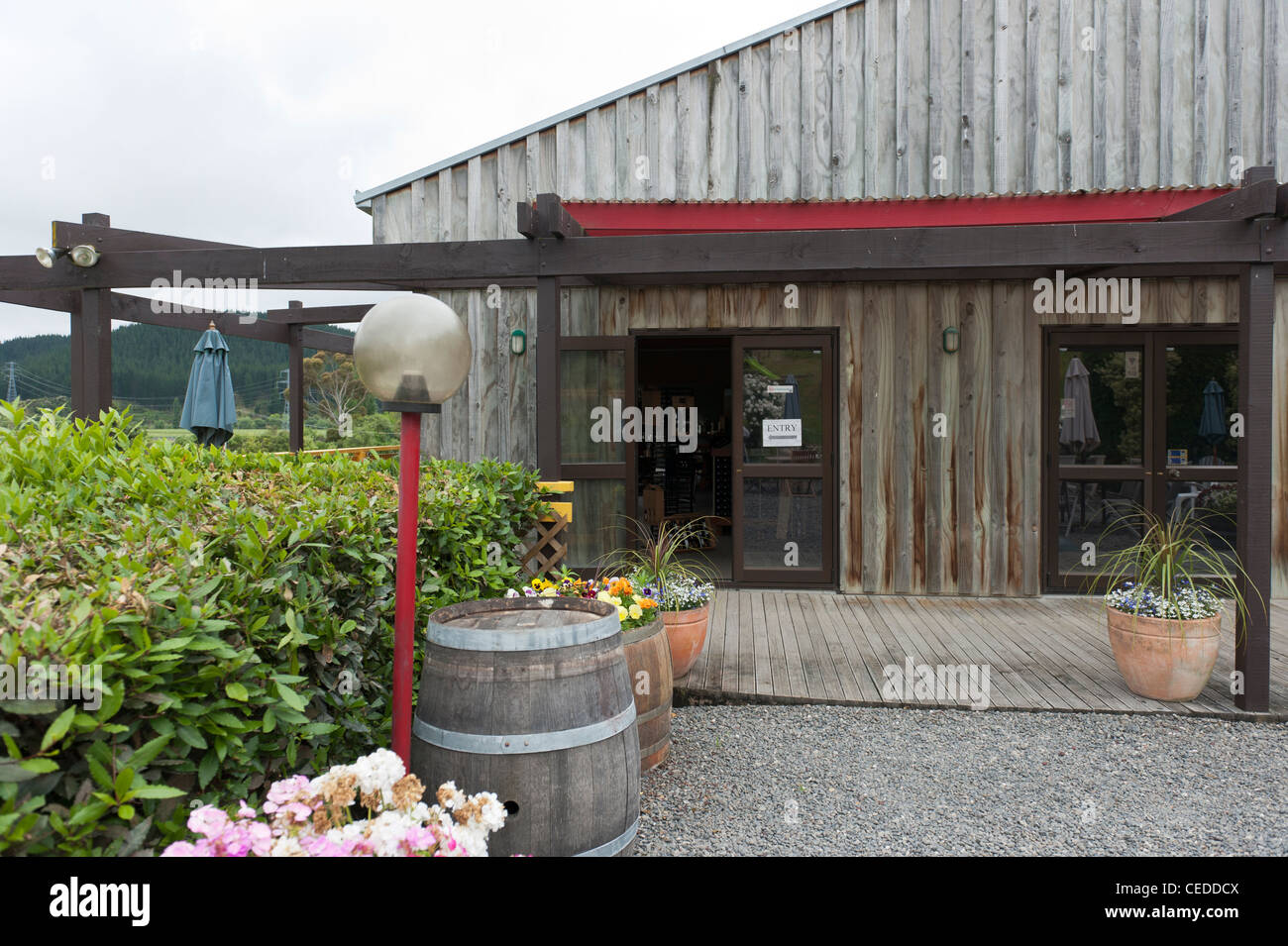 Linden Estate Winery, Napier, Hawkes Bay, New Zealand Stock Photo