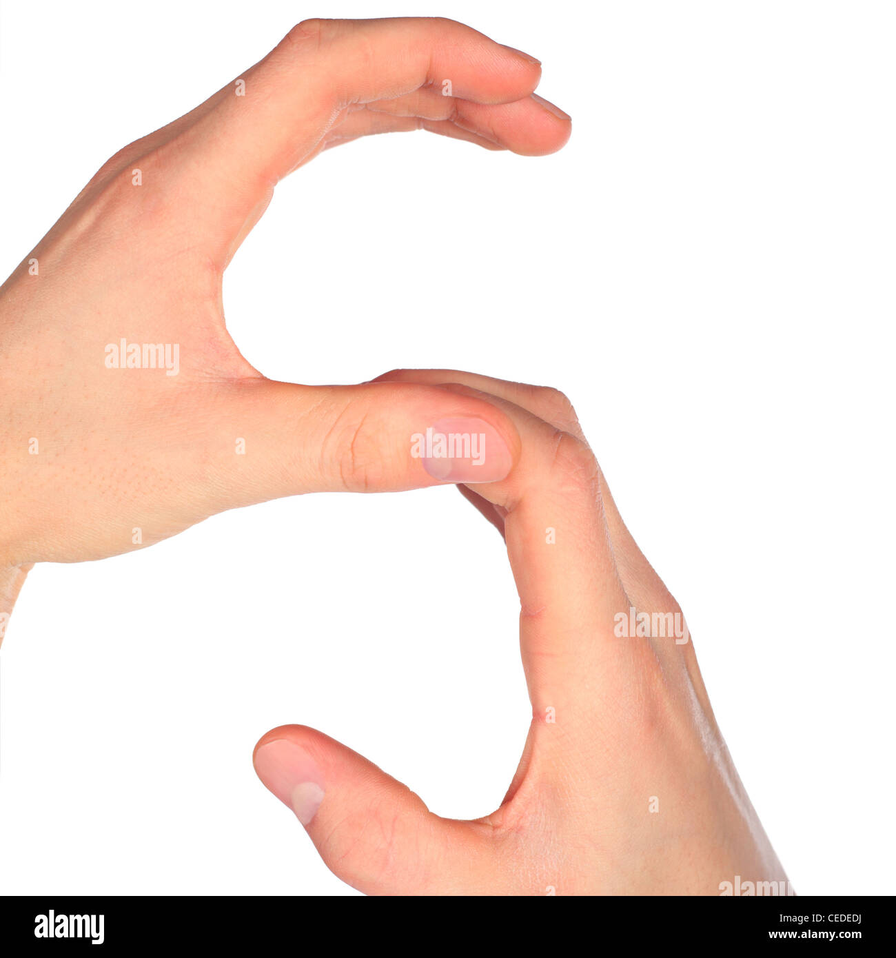 hands represents letter S from alphabet Stock Photo - Alamy