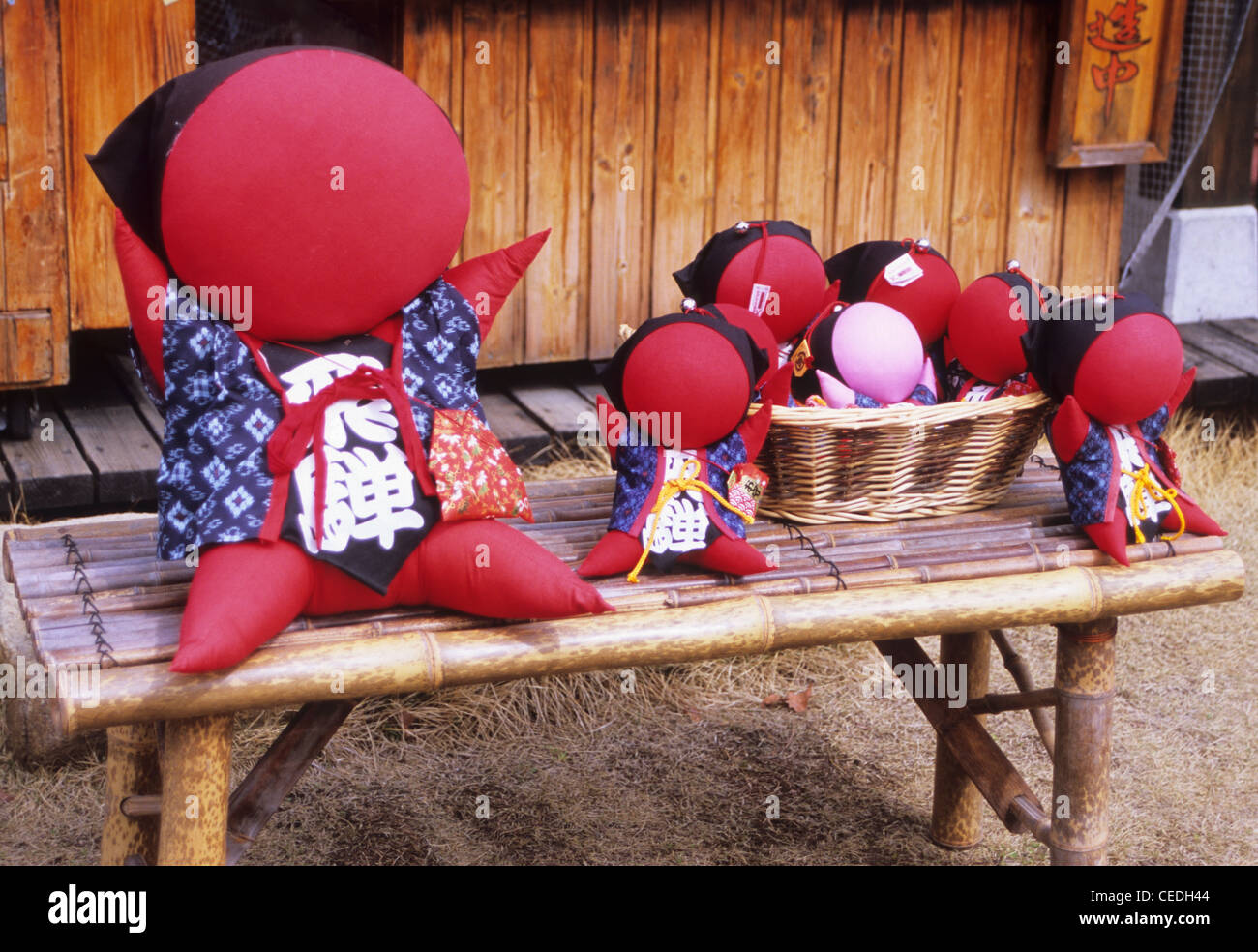 Souvenir shop, Hida Takayama, Gifu Prefecture, Japan Stock Photo