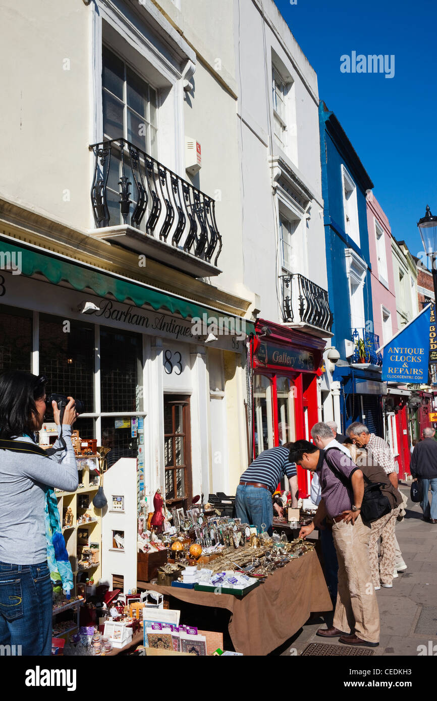 England, London, Portobello Road Antique Market Stock Photo Alamy