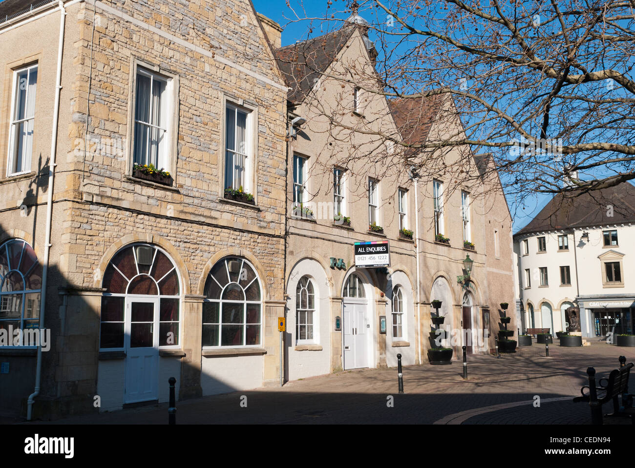 Evesham town hall hi-res stock photography and images - Alamy