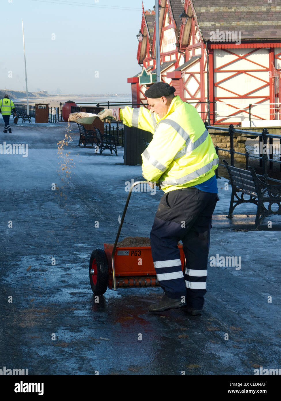 Salt spreading hires stock photography and images Alamy