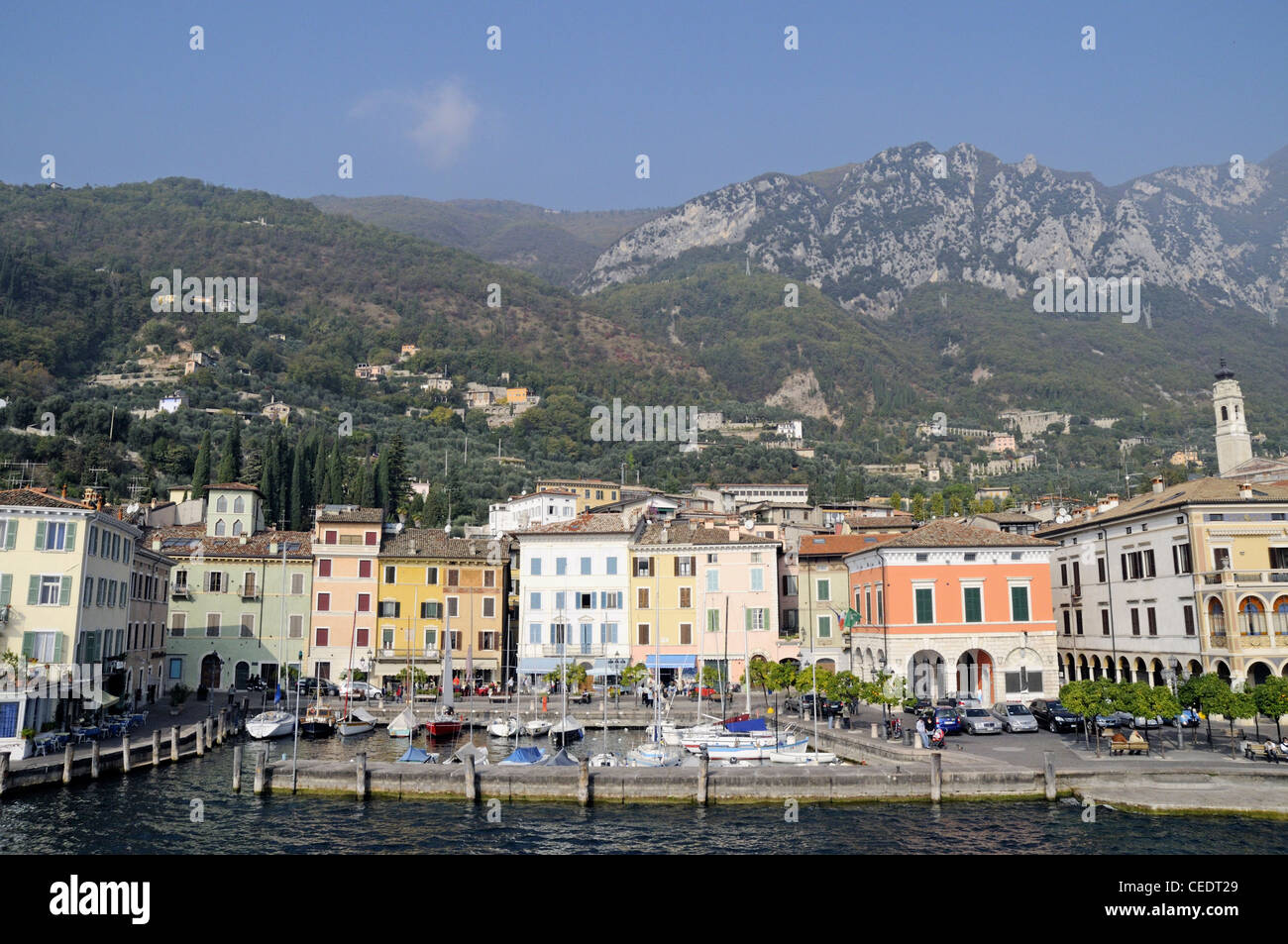 Italy, Lago di Garda (Lake Garda), Gargnano Stock Photo