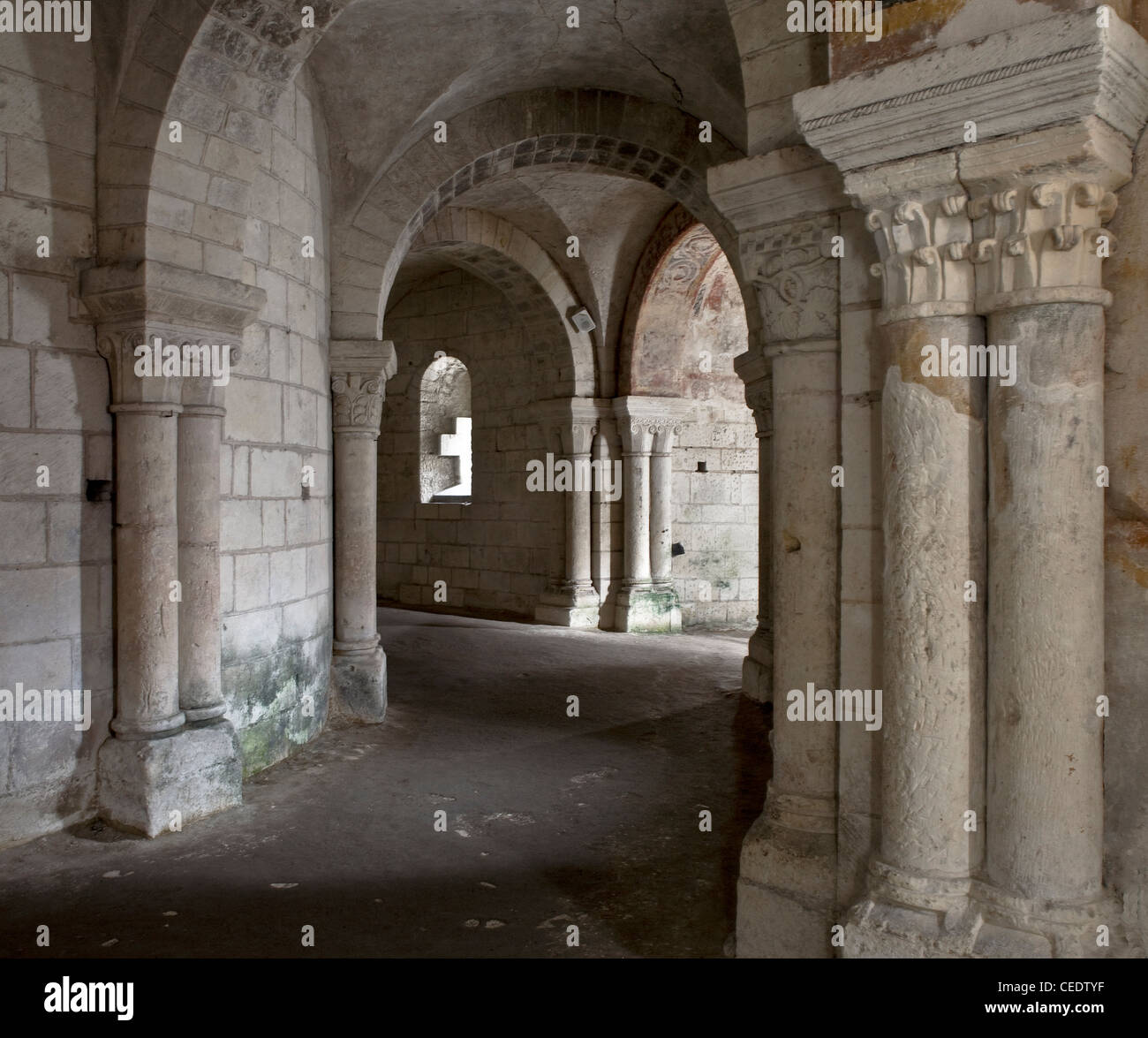 Saint-Aignan, Stiftskirche Stock Photo