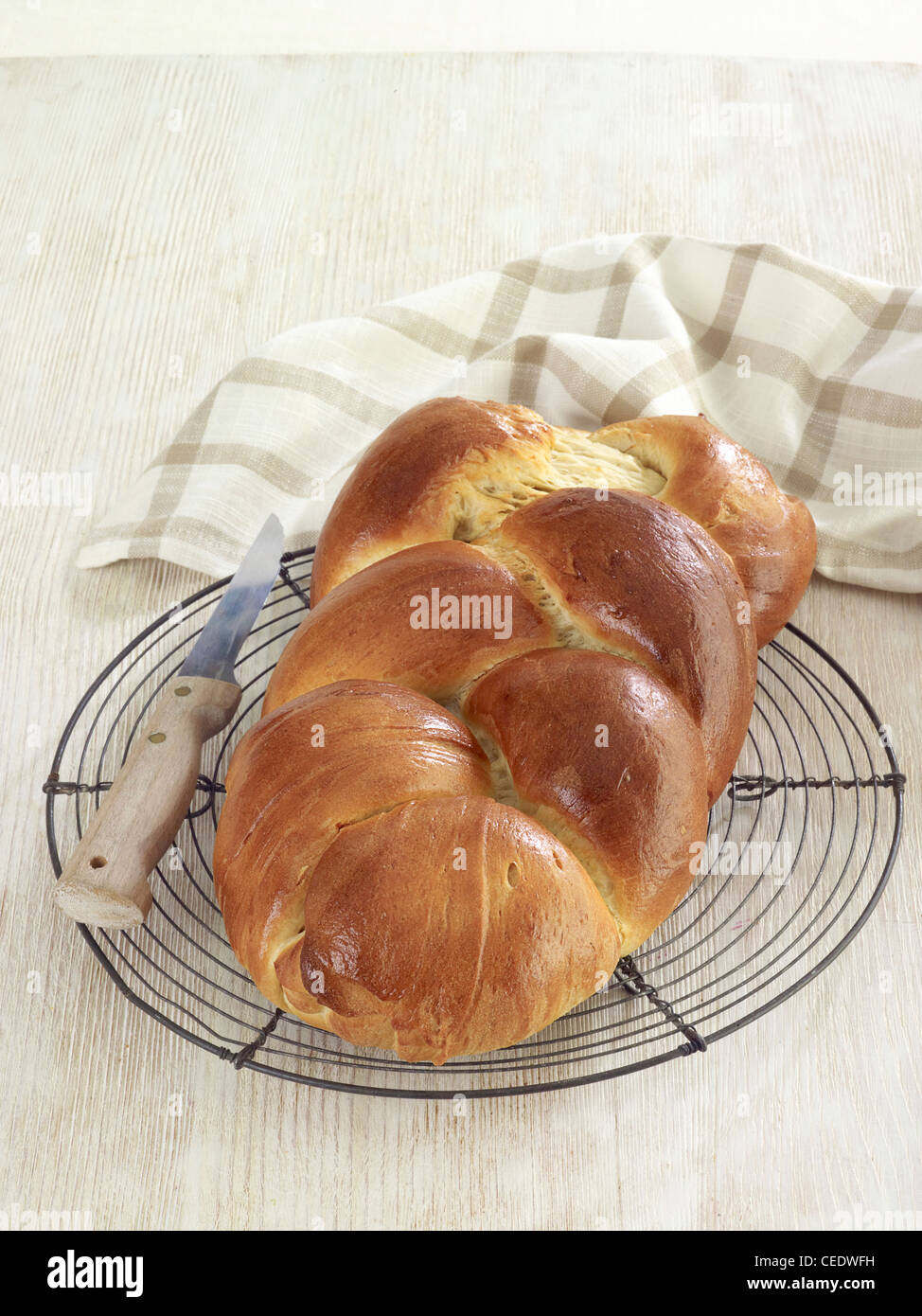 German knotted bread made with yeast hires stock photography and
