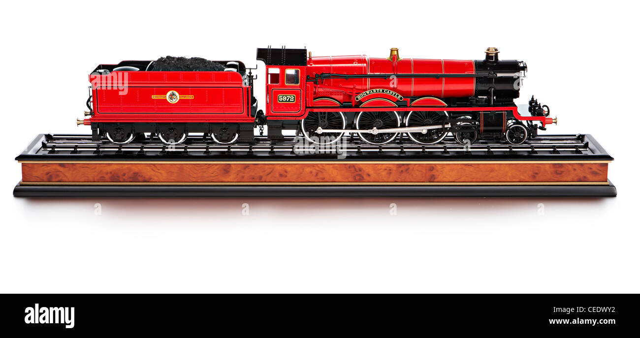 Hogwarts express train Harry Potter JK Rowling Stock Photo - Alamy