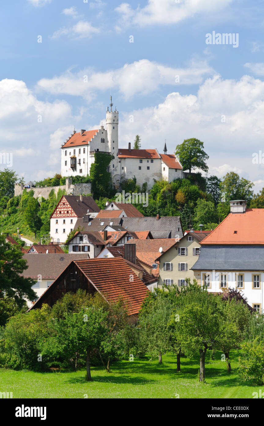 Goessweinstein Castle, Goessweinstein, Franconian Switzerland, Franconia, Bavaria, Germany, Europe Stock Photo