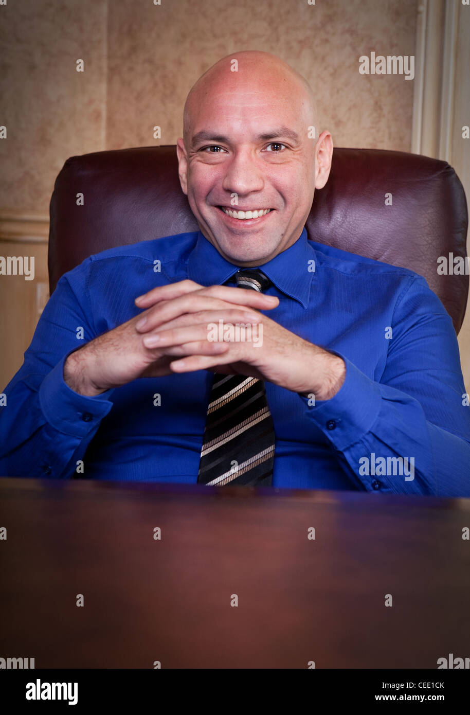 Happy Businessman portrait Stock Photo