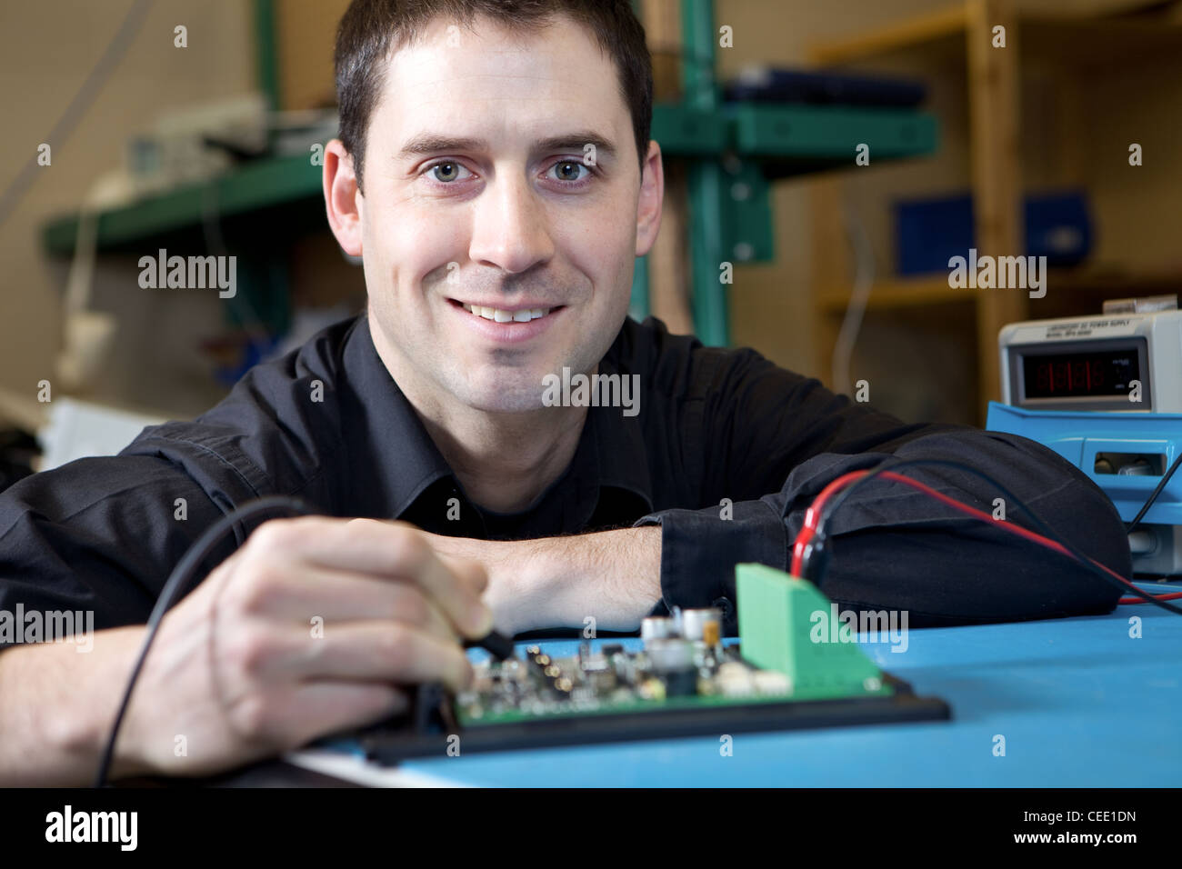 Circuitboard man hires stock photography and images Alamy