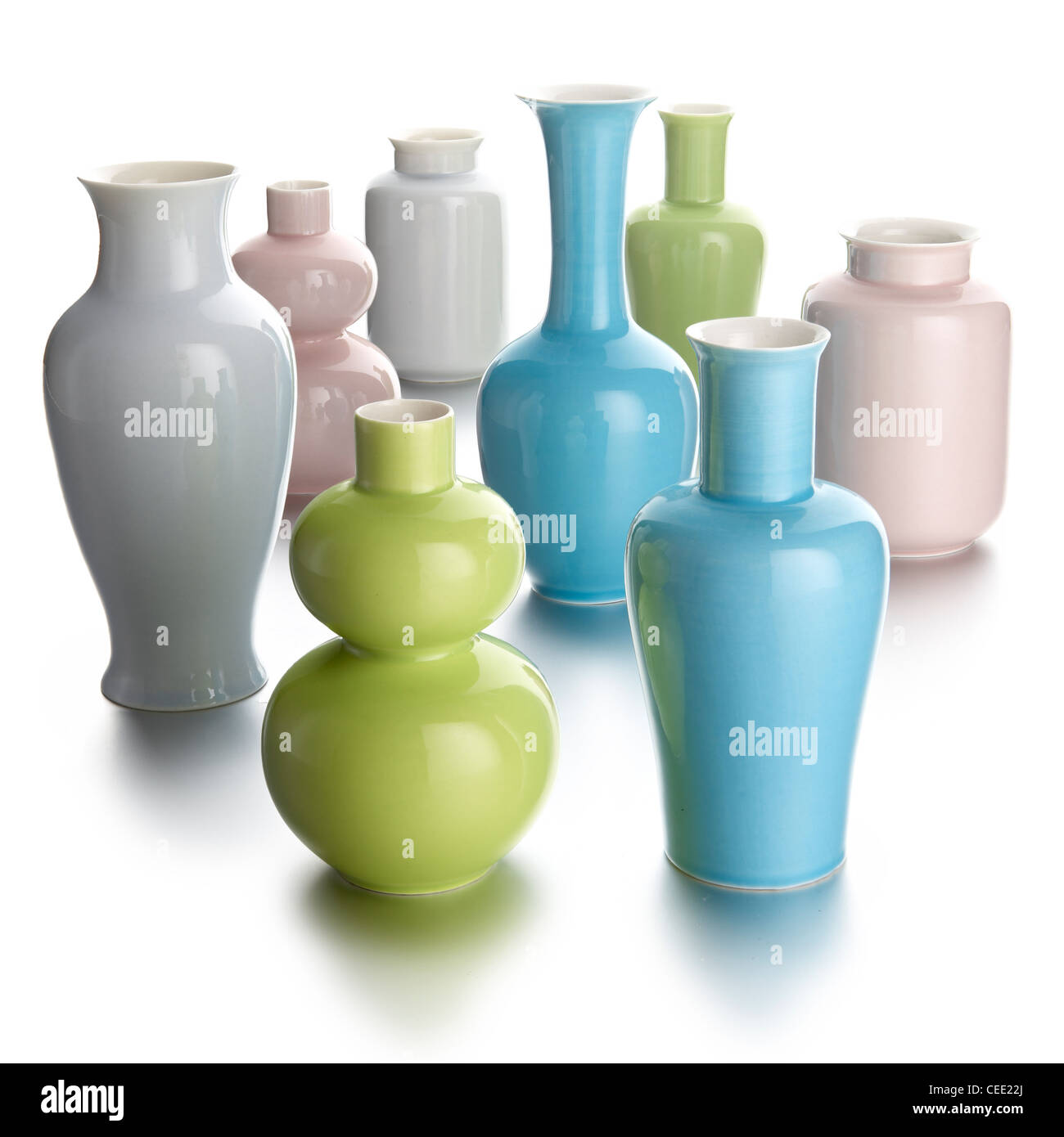 Nina Campbell vases Stock Photo
