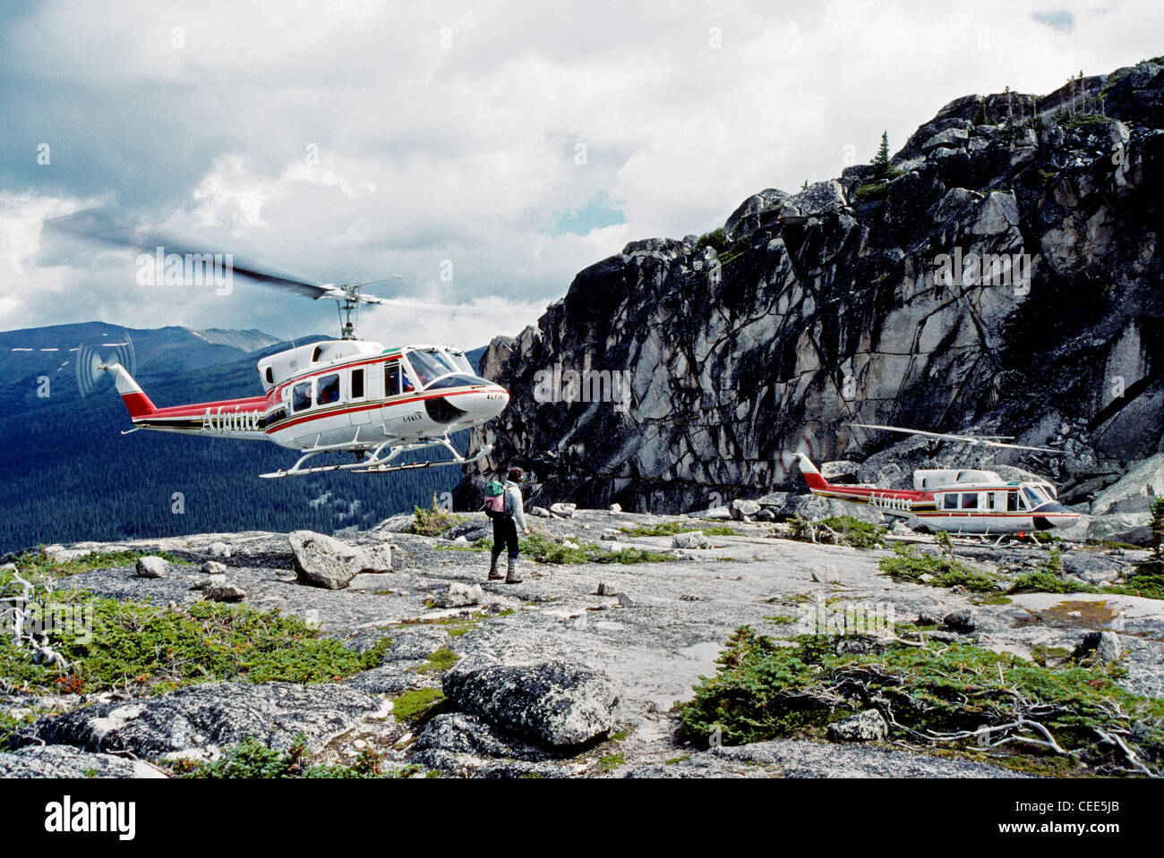 Alpine helicopters canada hi-res stock photography and images - Alamy