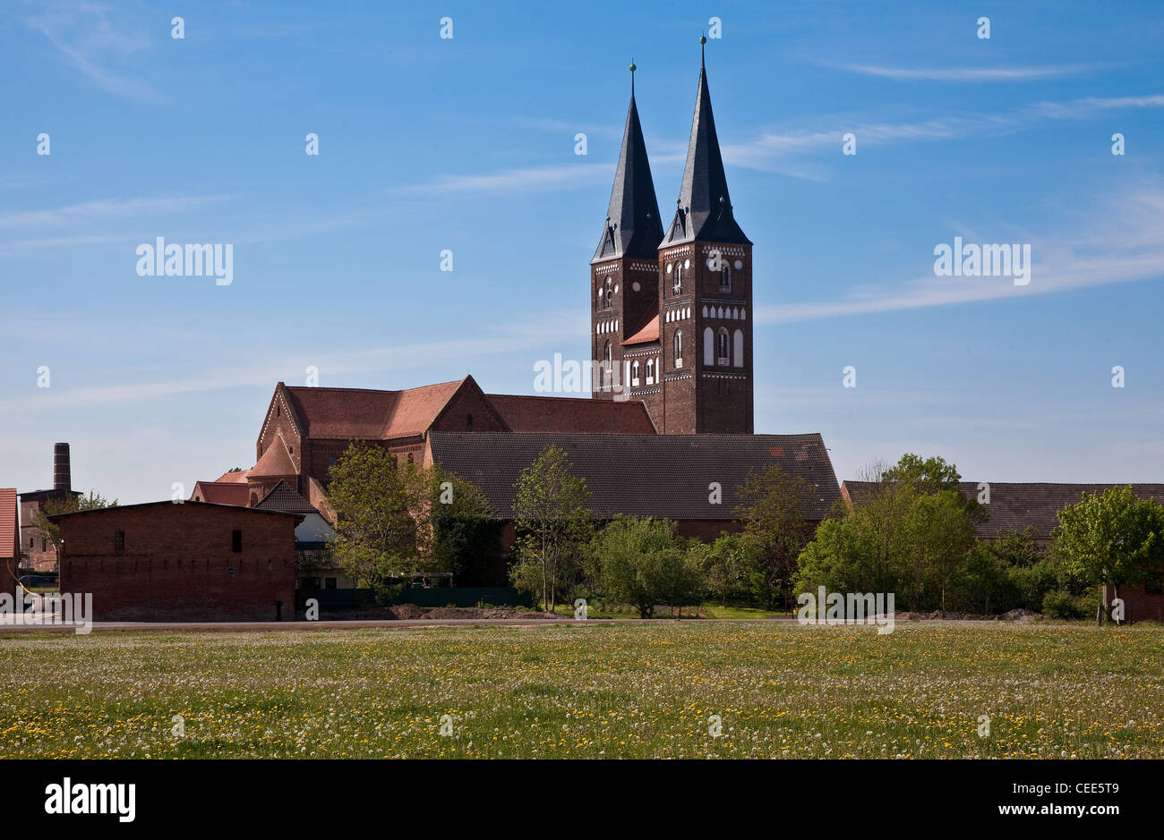 Jerichow, Klosterkirche Stock Photo