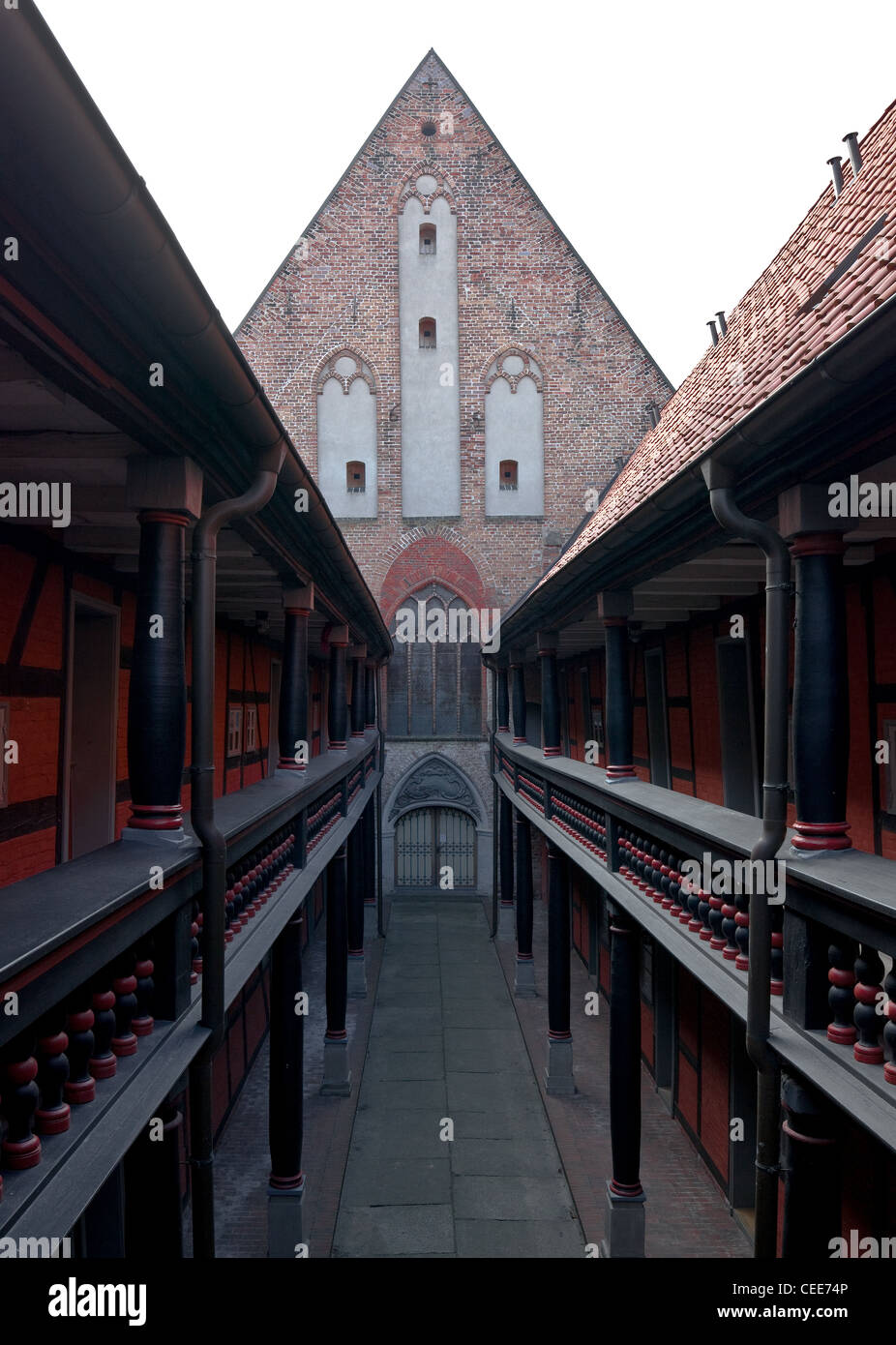 Stralsund, Heiliggeistkloster Stock Photo